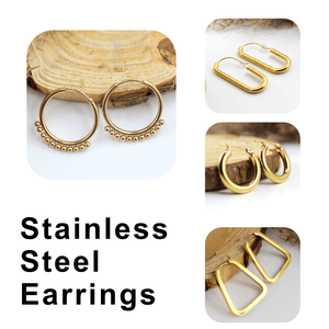 Stainless Steel | Waterproof Earrings for your Everyday use.