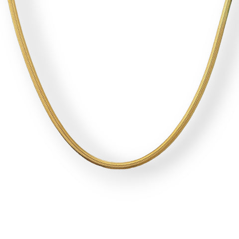Simple Elegance Golden Necklace