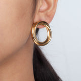 Golden Halo Hoops