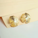 Golden Petal Earrings