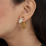 Golden Curtain Earrings
