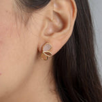 Brown Butterfly Earrings