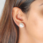 Classy Pearl Two Sided Earrings