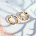 Golden Halo Hoops