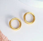 Golden Halo Hoops