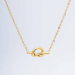 Golden Knot Necklace