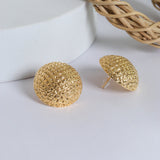 Solar Grace Golden Earrings