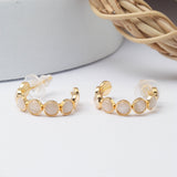 Graceful Golden Hoops (18k Gold Plated)