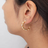 Graceful Golden Hoops (18k Gold Plated)