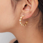 Graceful Golden Hoops (18k Gold Plated)