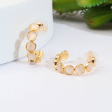 Graceful Golden Hoops (18k Gold Plated)