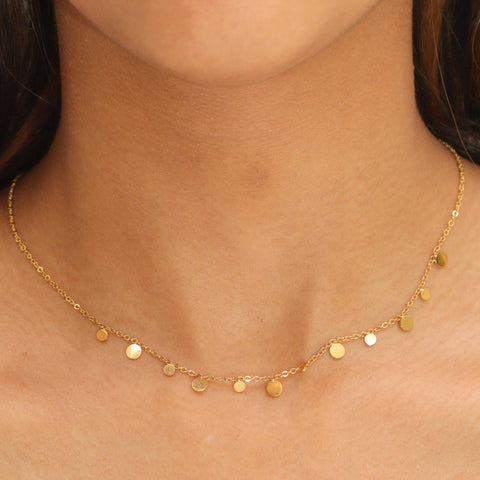 Golden Shimmer Necklace