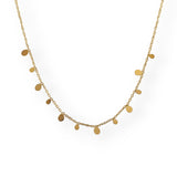 Twinkling Golden Necklace