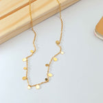 Twinkling Golden Necklace