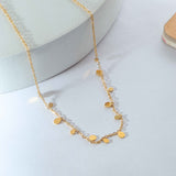 Twinkling Golden Necklace