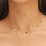 Twinkling Golden Necklace