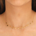 Twinkling Golden Necklace