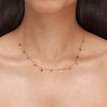 Twinkling Golden Necklace