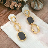 Alter Golden Earrings (Black)