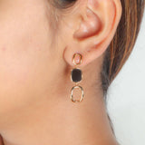 Alter Golden Earrings (Black)