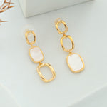 Alter Golden Earrings (White)