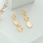 Alter Golden Earrings (White)