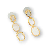 Alter Golden Earrings (White)