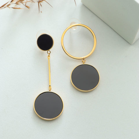 Distinct Golden Drops (Black)