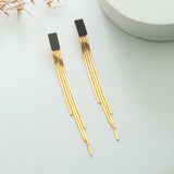 Elegant Golden Long Earrings