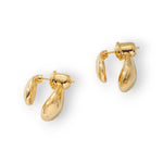 Golden Front Back Earrings