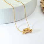 Leap Golden Necklace