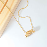 Leap Golden Necklace