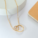 Golden Interlinked Necklace