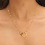 Golden Interlinked Necklace