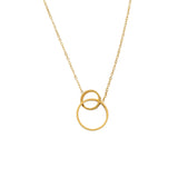 Golden Interlinked Necklace