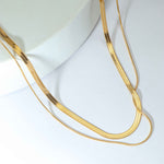 Double Layer Golden Necklace