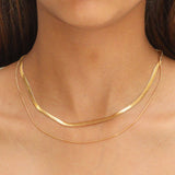 Double Layer Golden Necklace