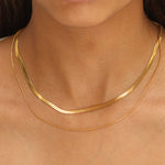 Double Layer Golden Necklace