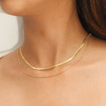 Double Layer Golden Necklace