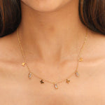 Golden Butterflies Necklace