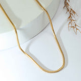 Cylinderical Golden Necklace