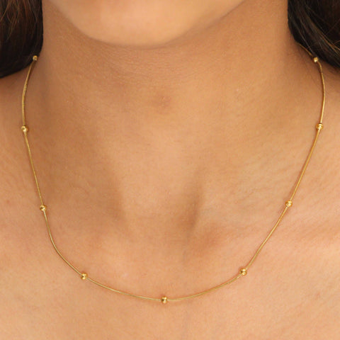 Golden Loop Necklace