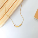 Golden Beaded Necklace