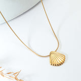 Golden Sea Shell Necklace